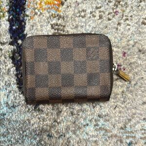 Louis Vuitton Brown Checkered Wallet